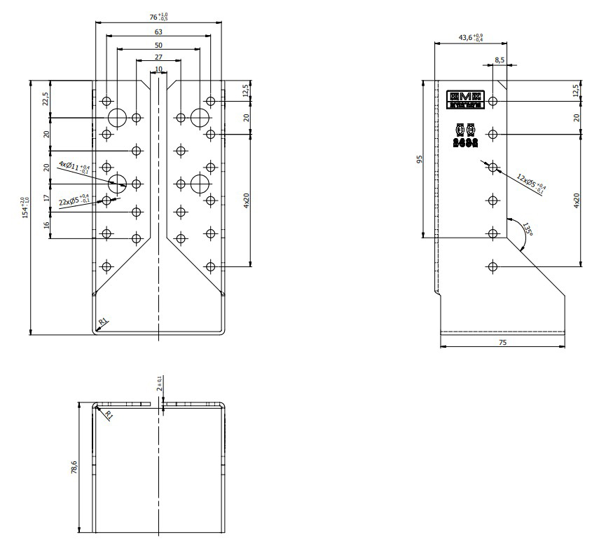 Rozměry otvorů WBZ24